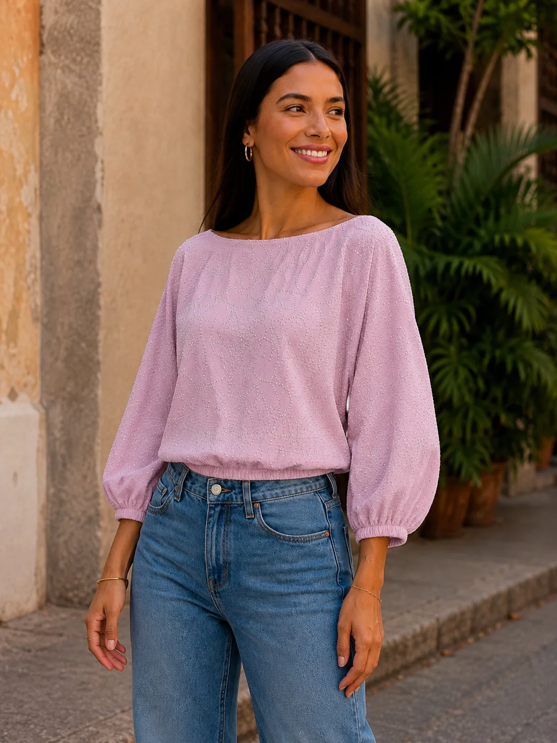 Referencia 4 de Blusa Bandeja Brillantina de YACADI.