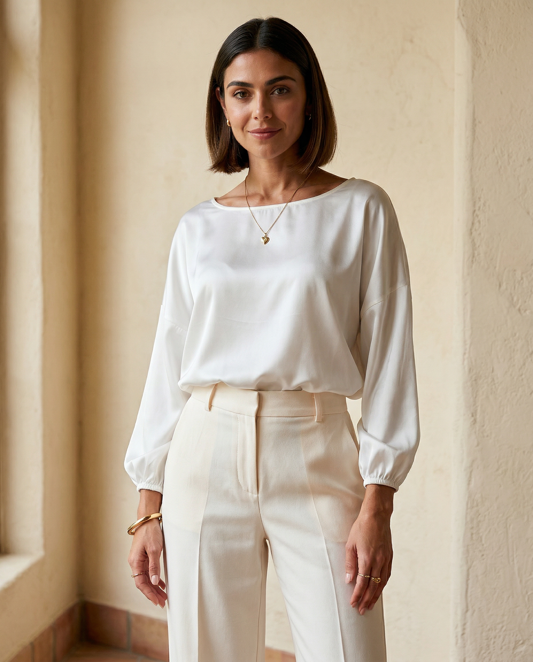 Vista adicional de Blusa Bandeja Satin de YACADI.