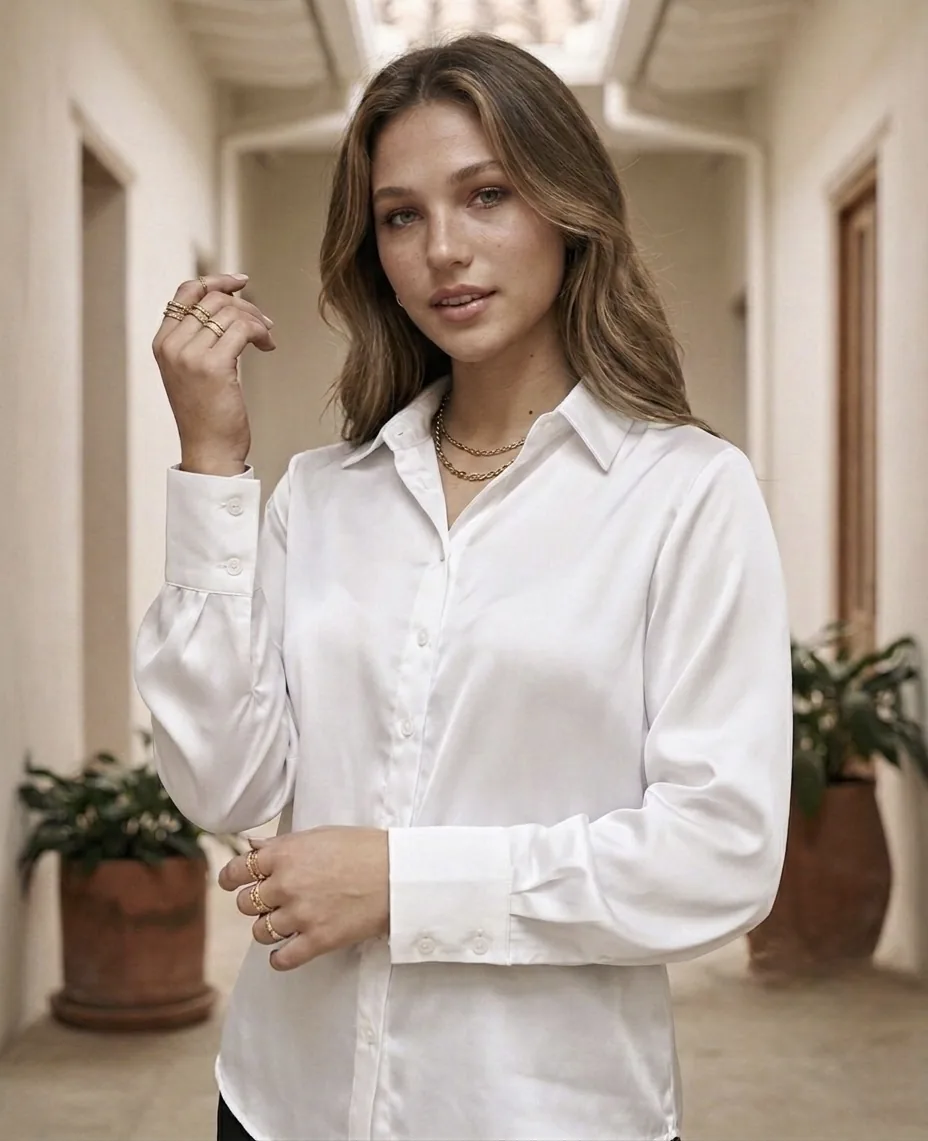 Referencia 6 de Blusa Clasica Satin de YACADI.