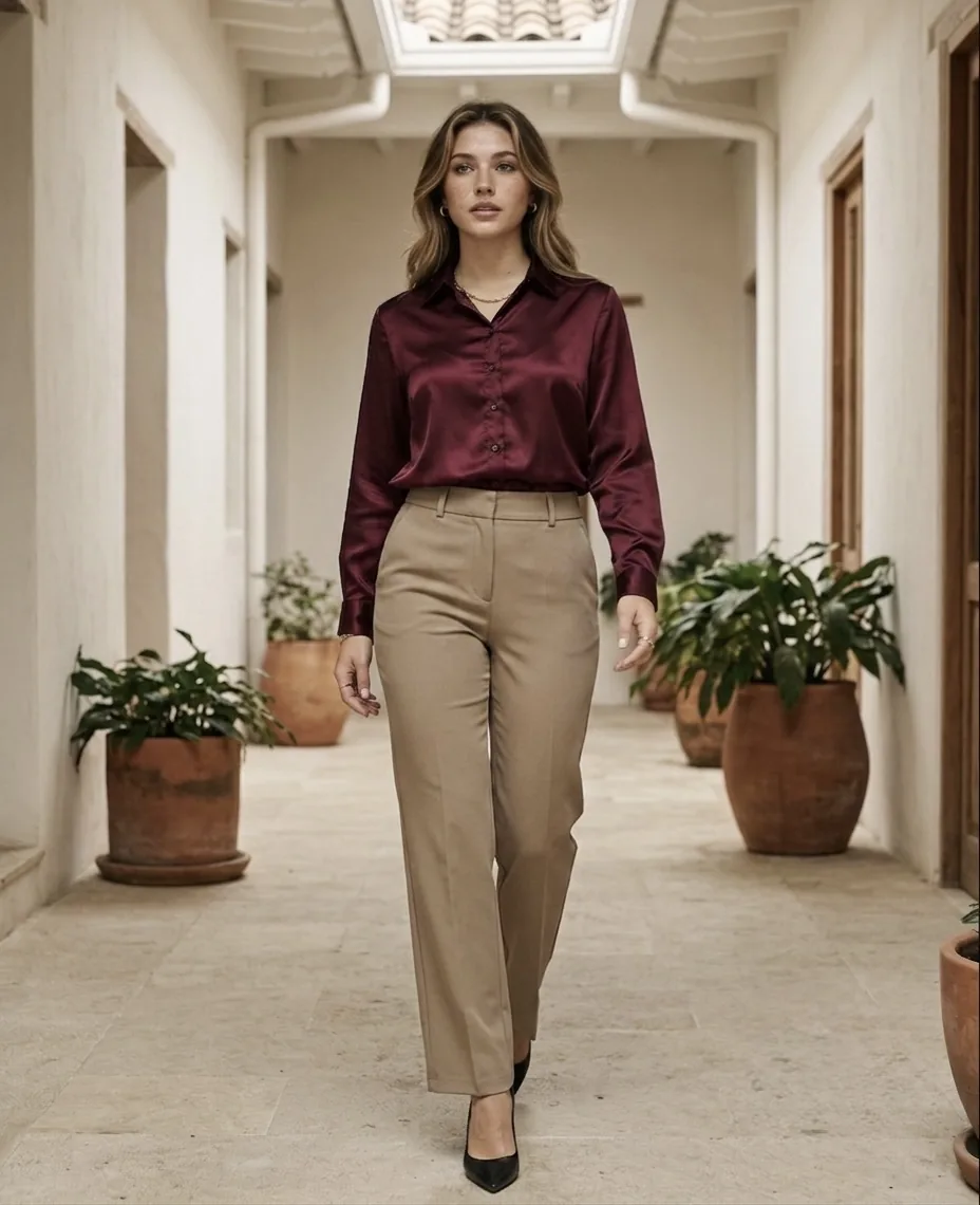 Referencia 7 de Blusa Clasica Satin de YACADI.