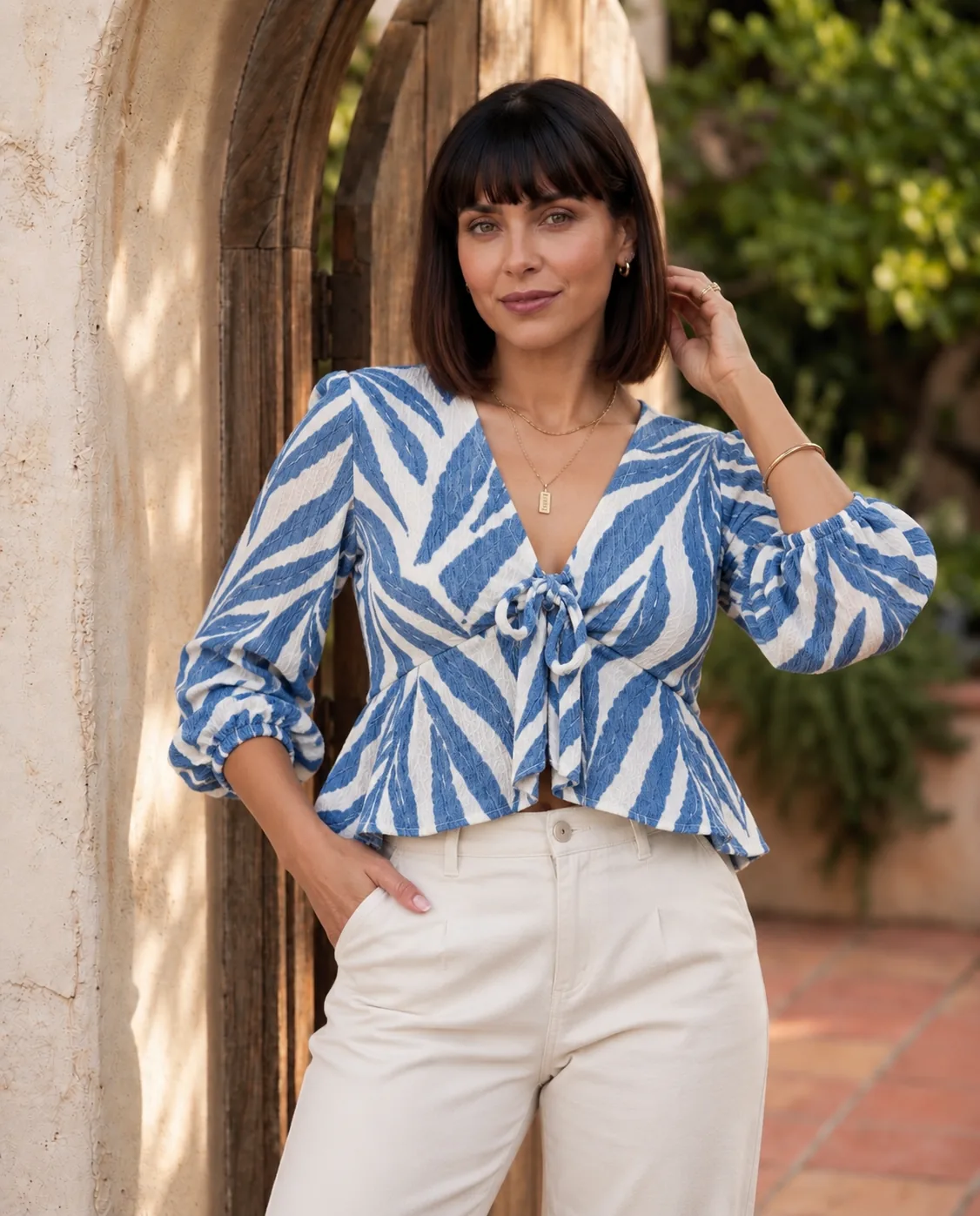 Referencia 7 de Blusa Luisa Corrugada de YACADI.