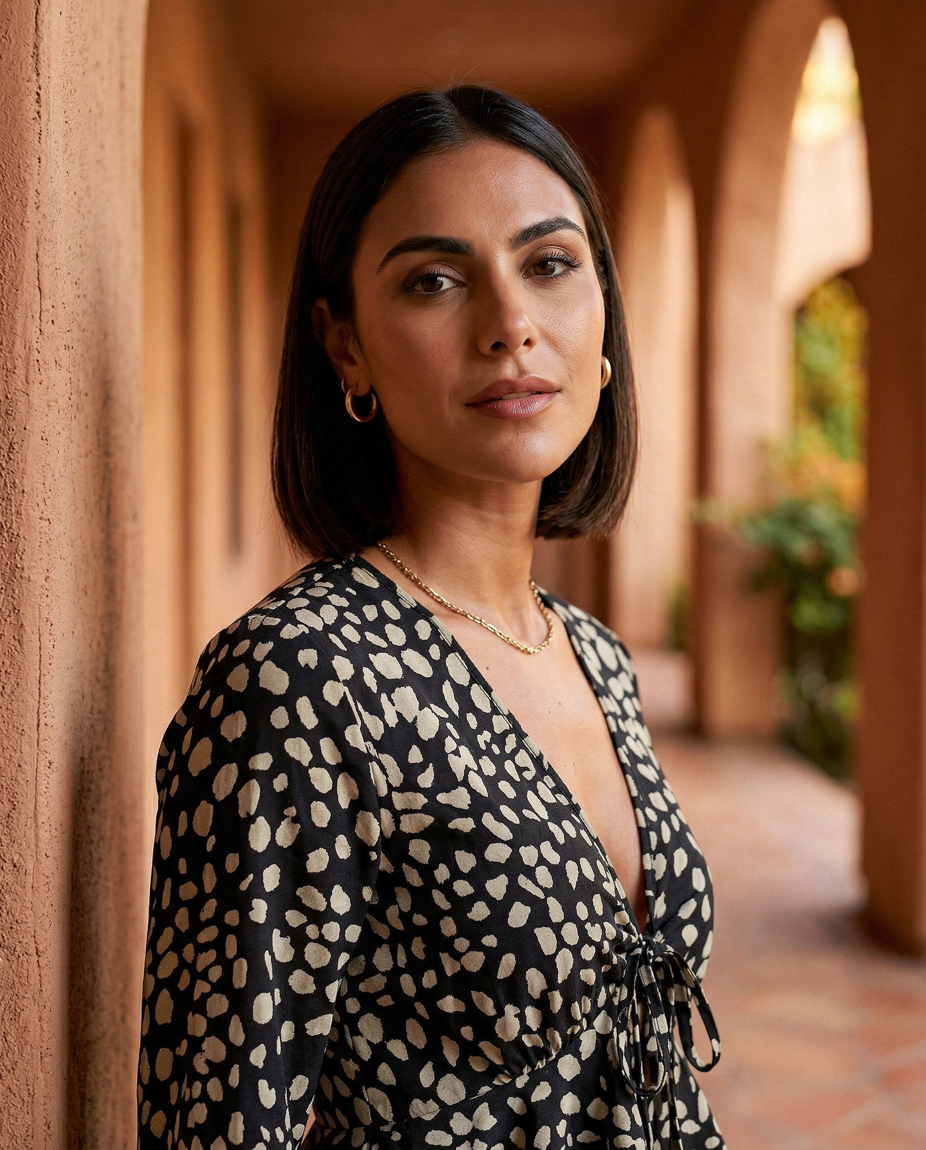 Detalle de Blusa Luisa Puntos de YACADI.