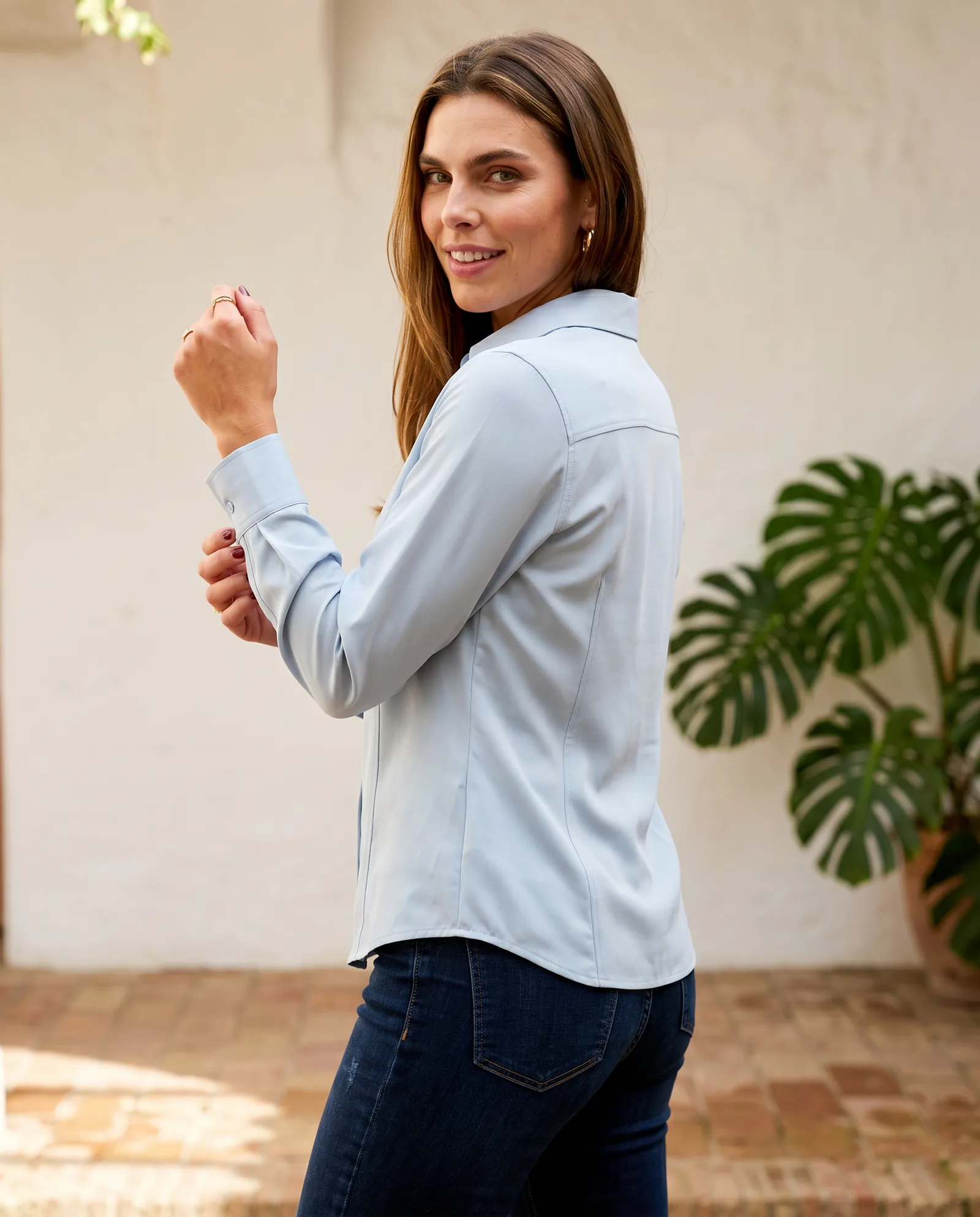 Referencia 4 de Blusa Magda Clasica Seda de YACADI.