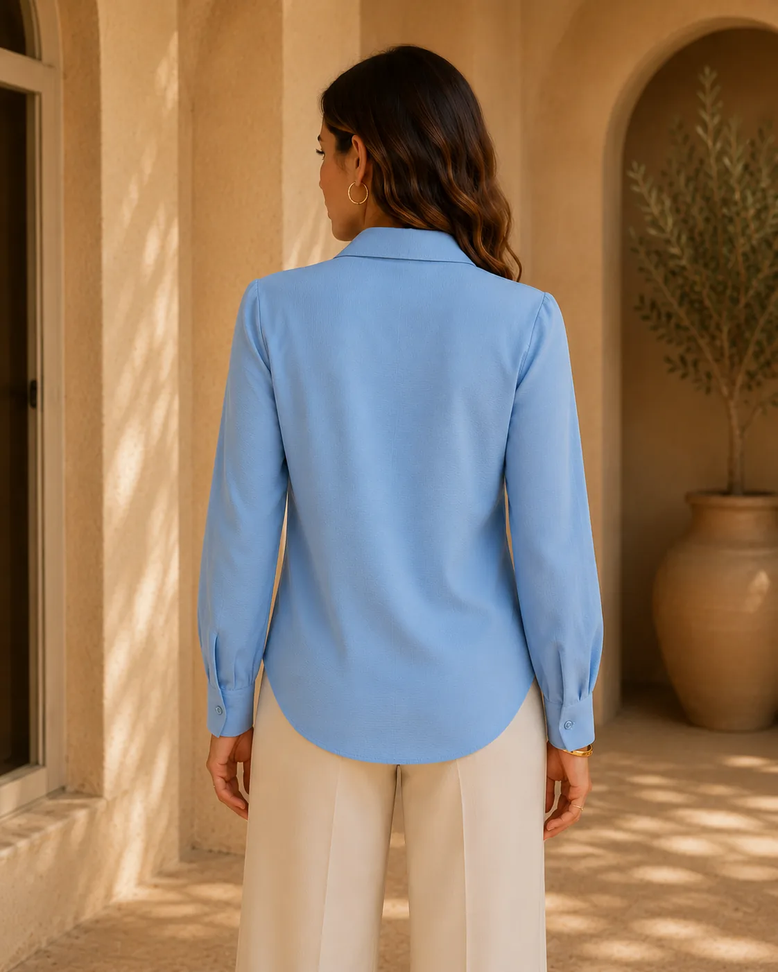 Referencia 6 de Blusa Magda Clasica Seda de YACADI.