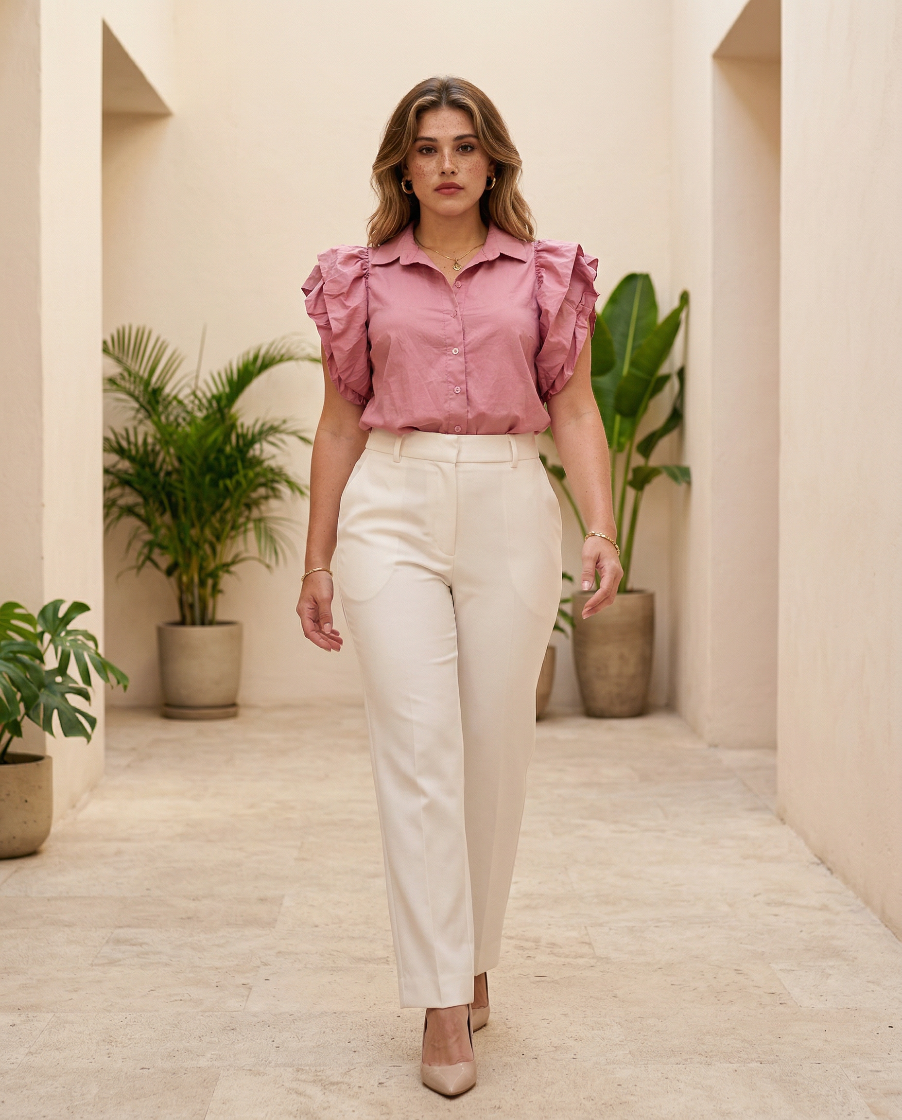 Detalle de Blusa Mariposa de YACADI.