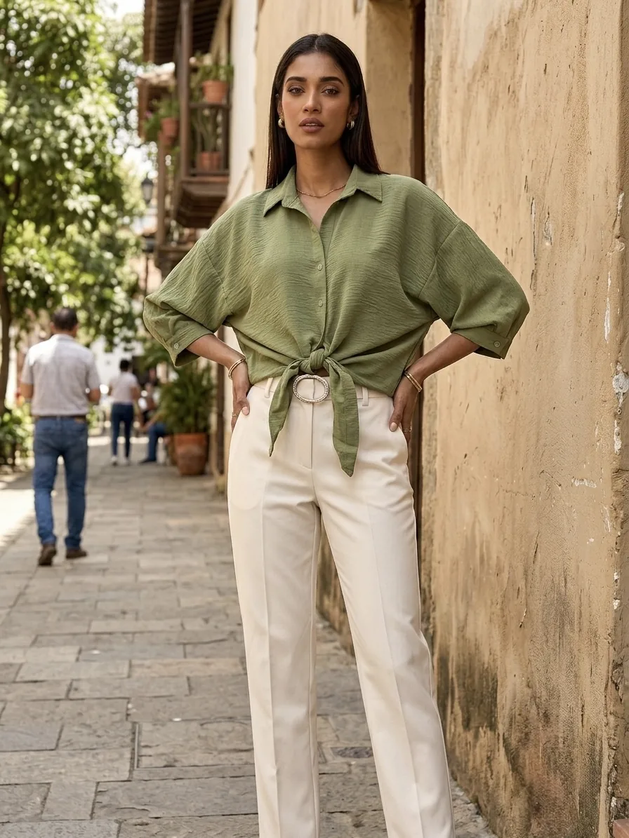 Vista adicional de Blusa Patty Momma de YACADI.