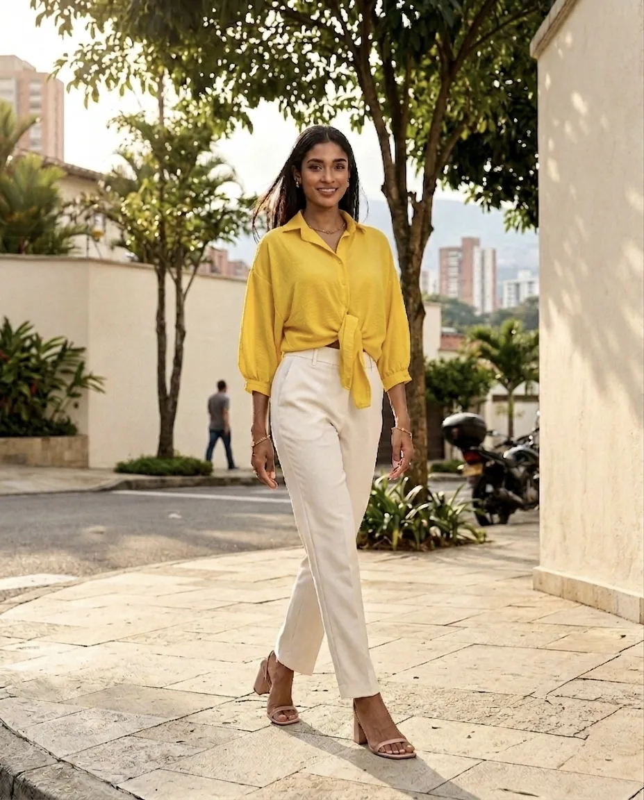 Detalle de Blusa Patty Momma de YACADI.