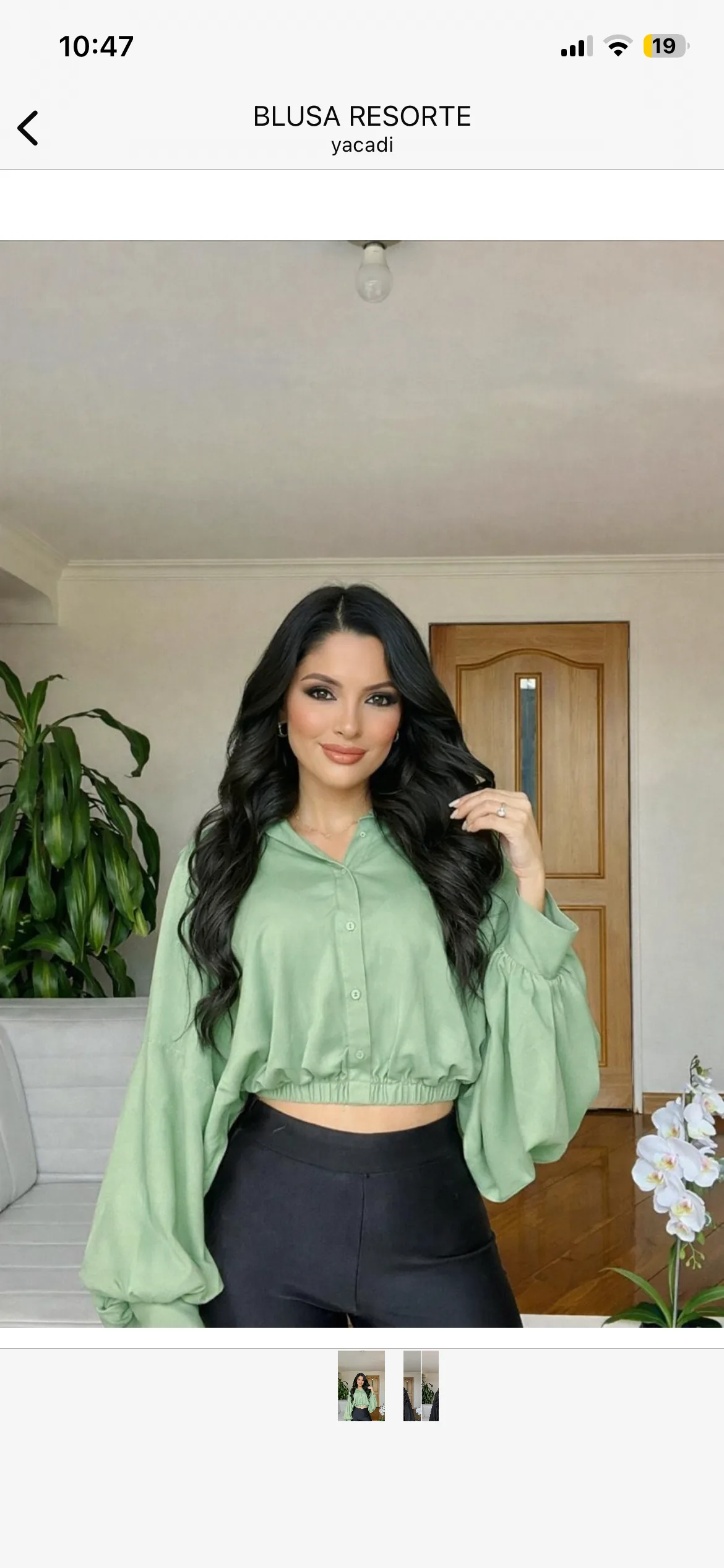 Vista principal de Blusa Resorte de YACADI.