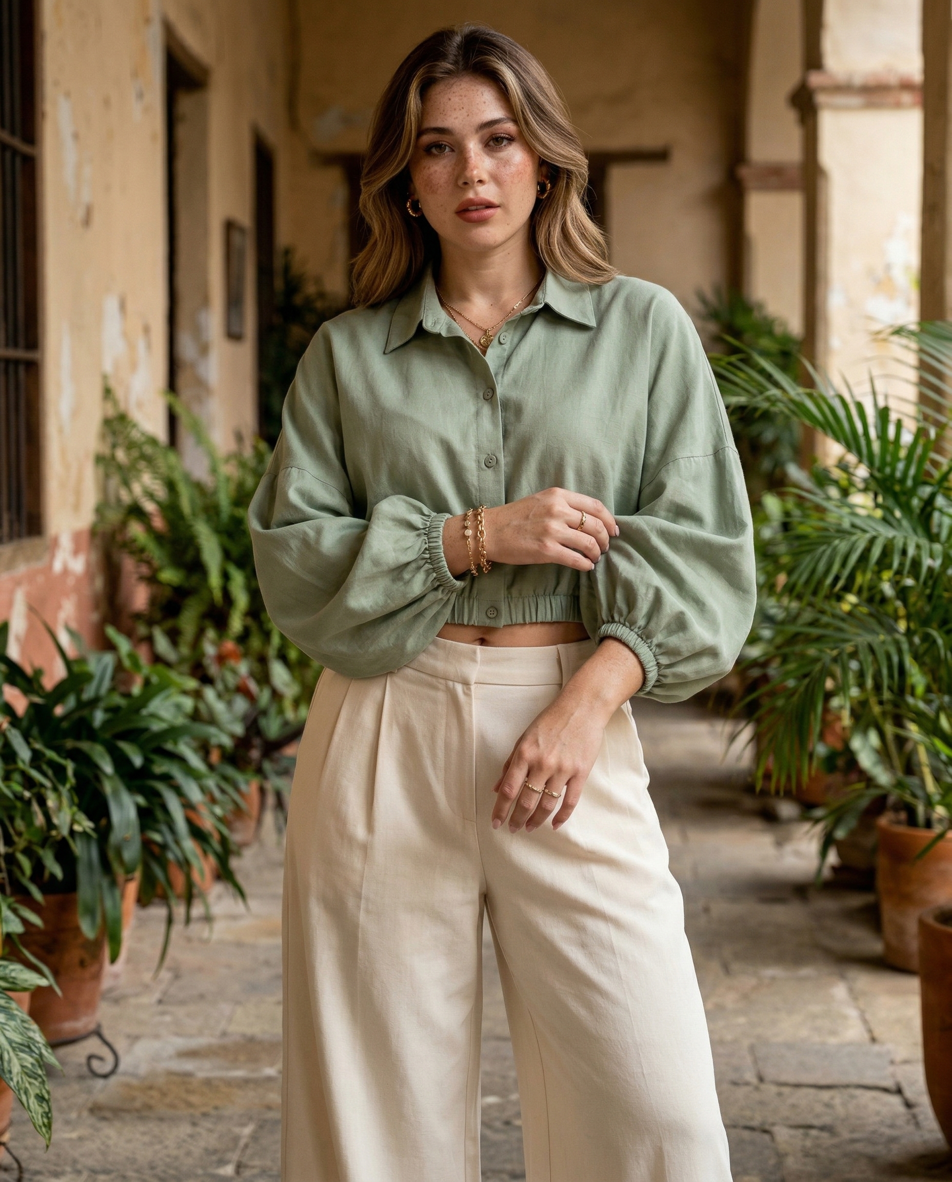 Vista adicional de Blusa Resorte de YACADI.