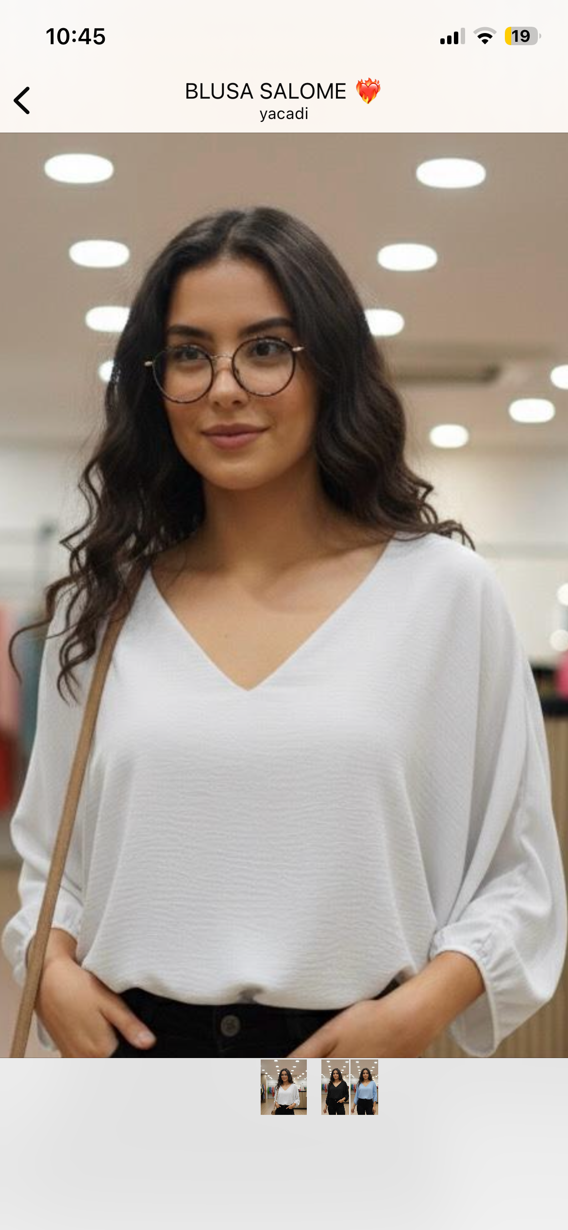 Detalle de Blusa Salome Momma de YACADI.