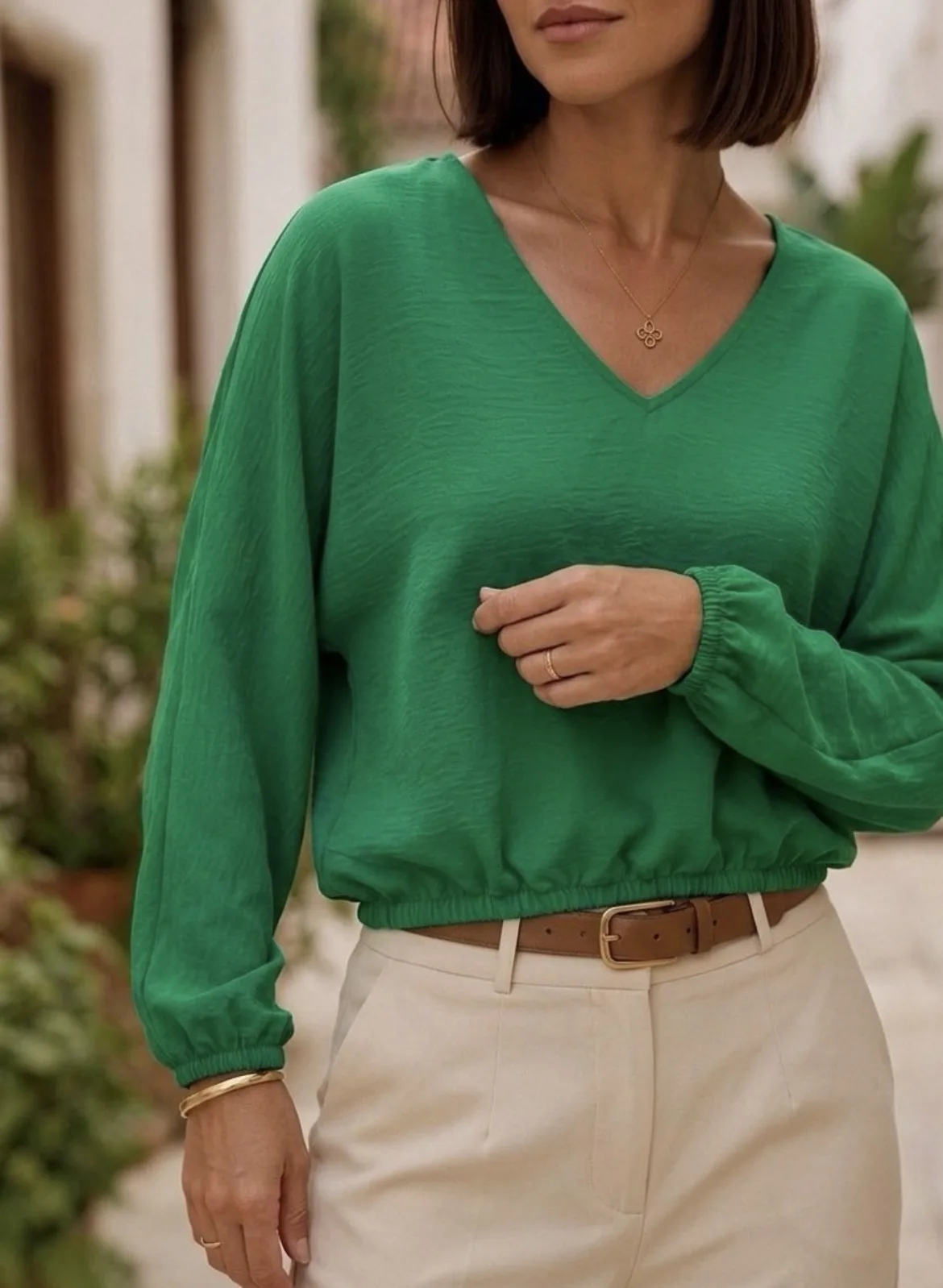 Vista adicional de Blusa Salome Momma de YACADI.