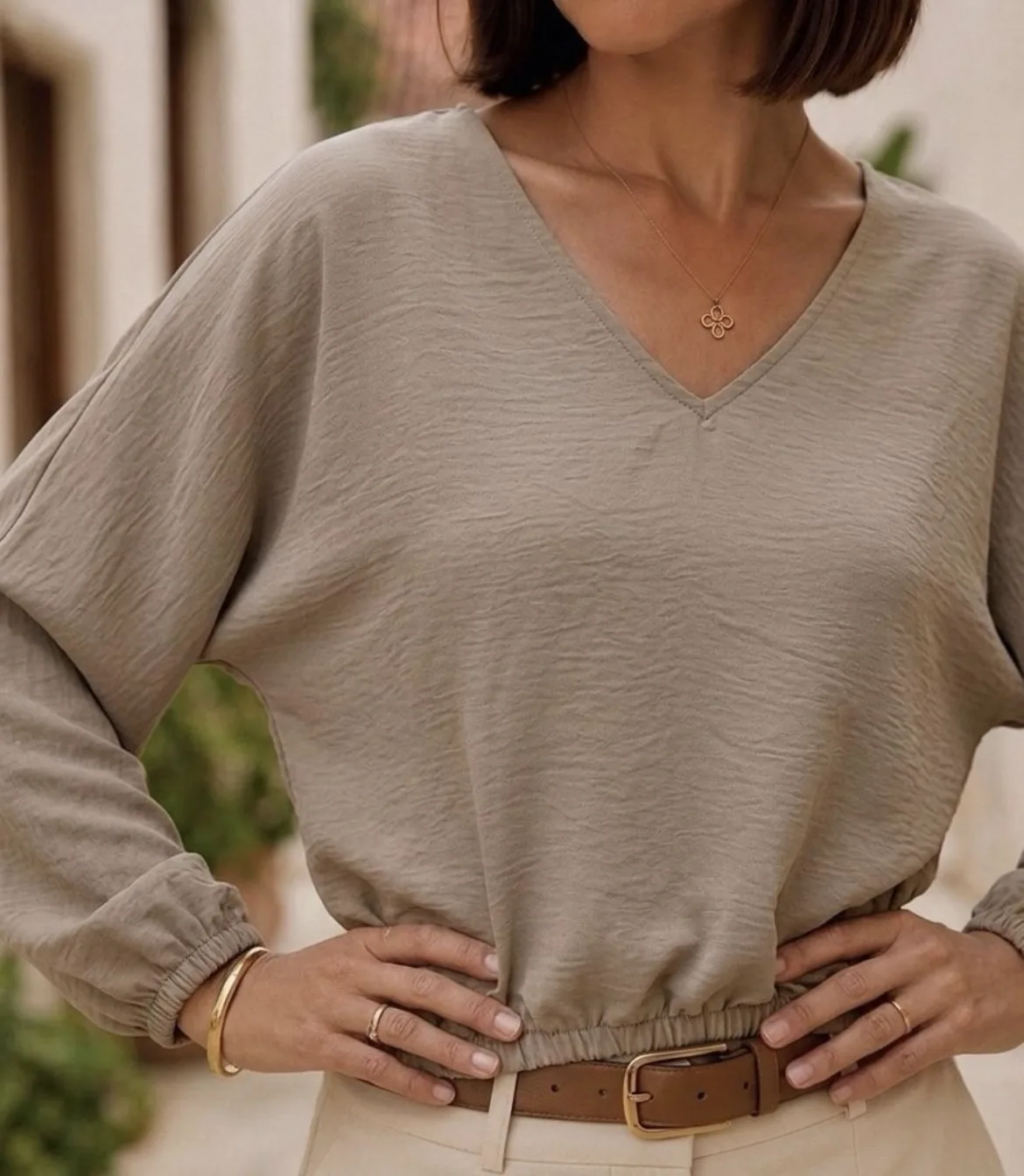 Detalle de Blusa Salome Momma de YACADI.