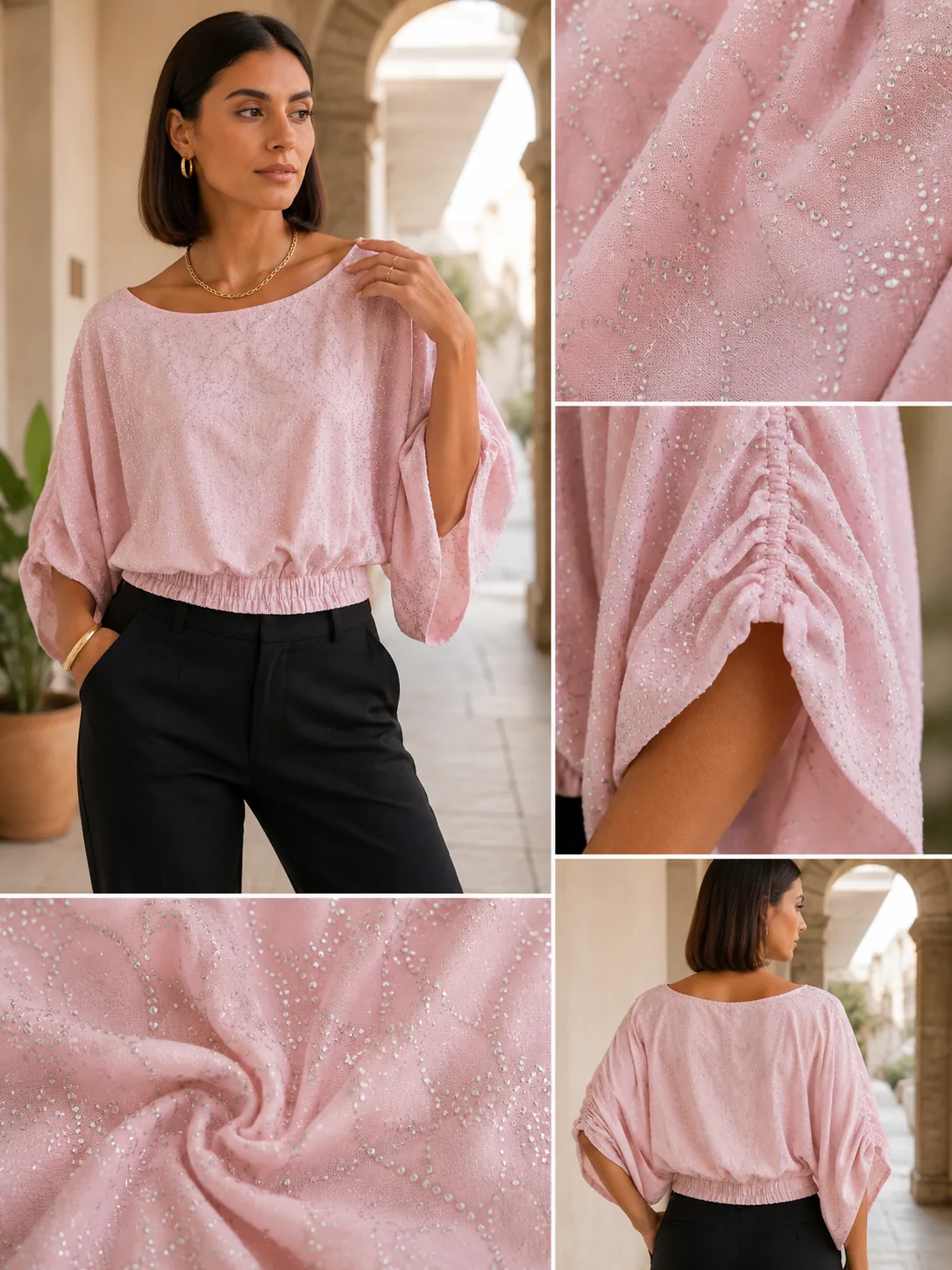 Vista principal de Blusa Zara Brillante de YACADI.