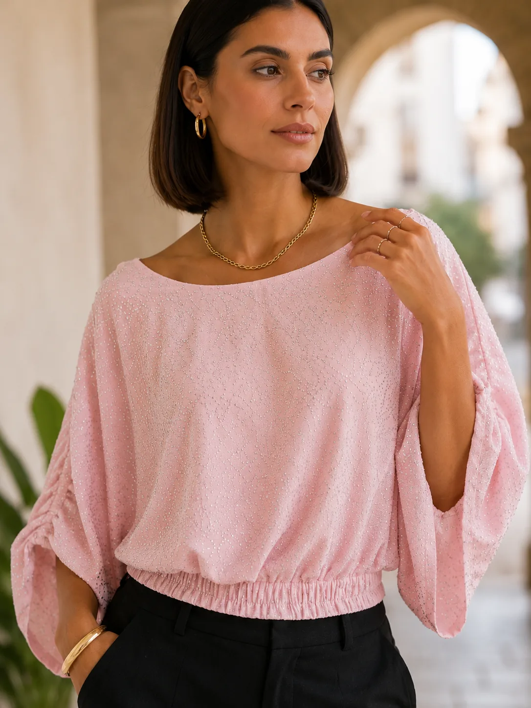 Vista adicional de Blusa Zara Brillante de YACADI.