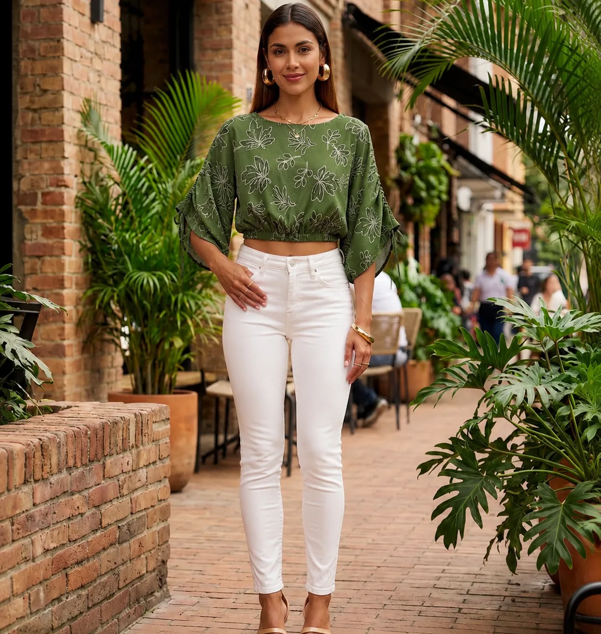 Vista adicional de Blusa Zara Estampada de YACADI.
