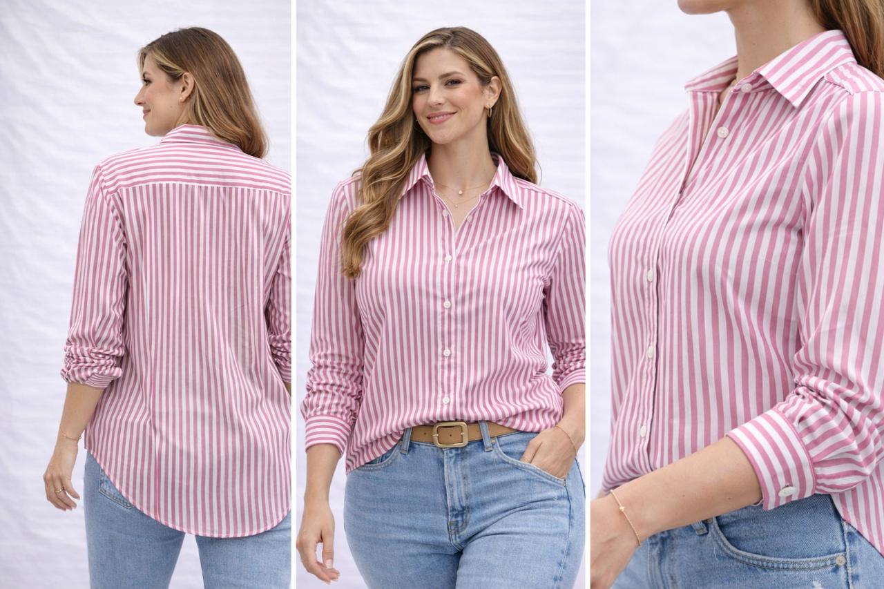 Detalle de Bluson Praga Rayas de YACADI.