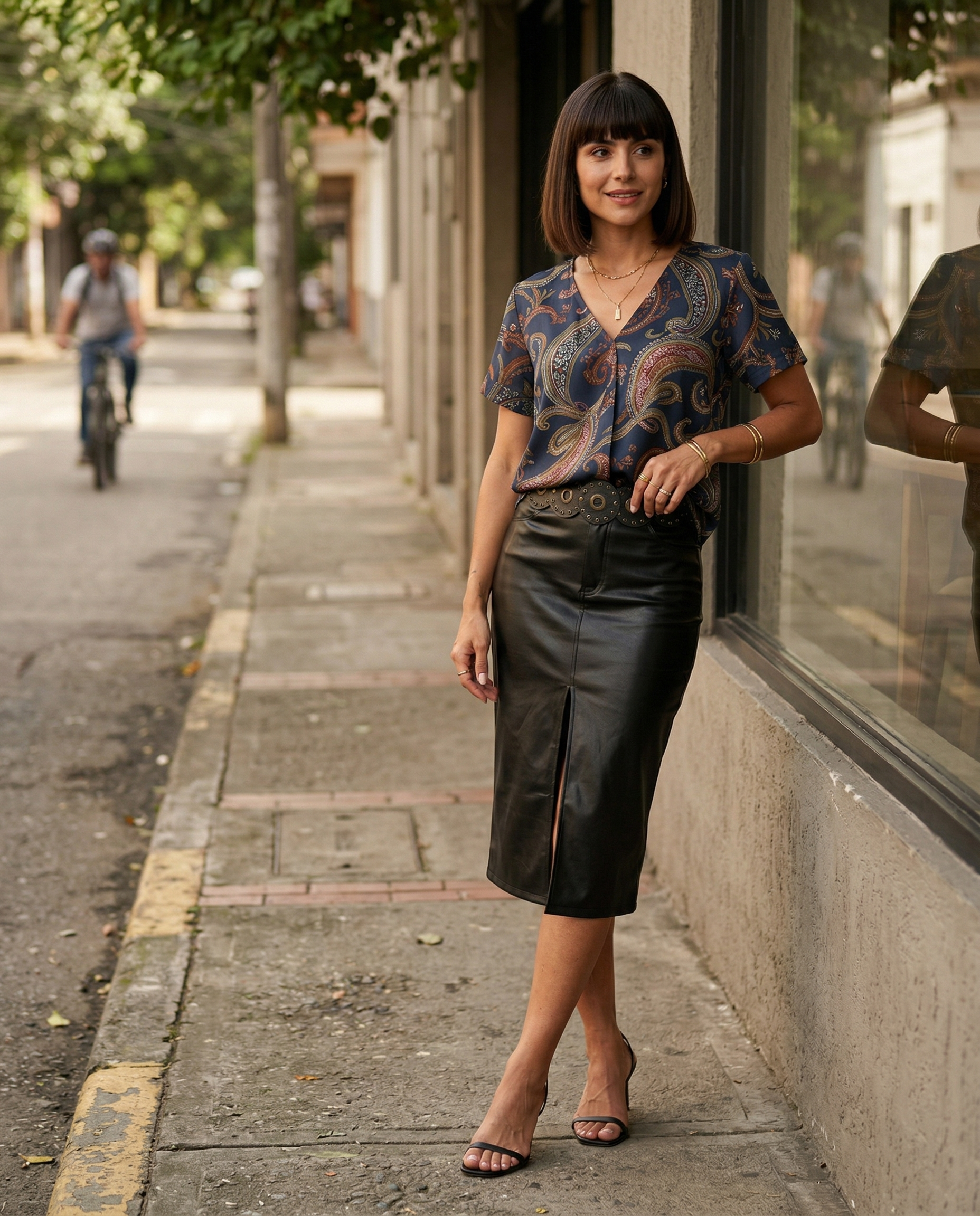 Referencia 4 de Falda Oliva de YACADI.