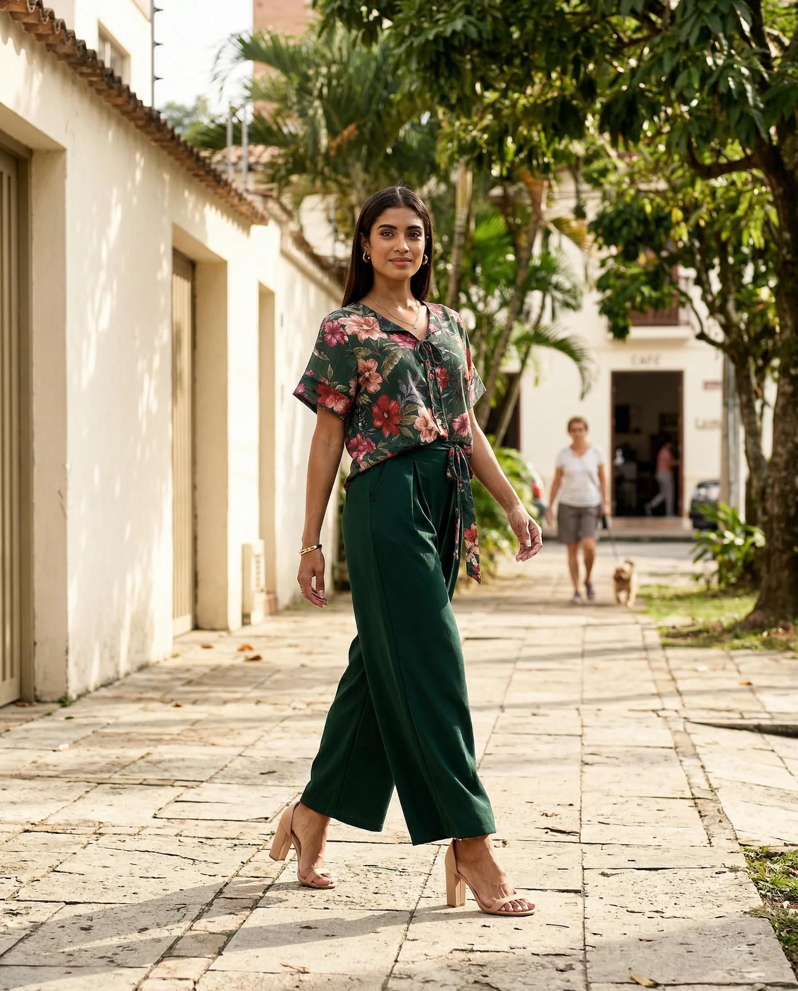 Vista principal de Pantalon Palazzo de YACADI.