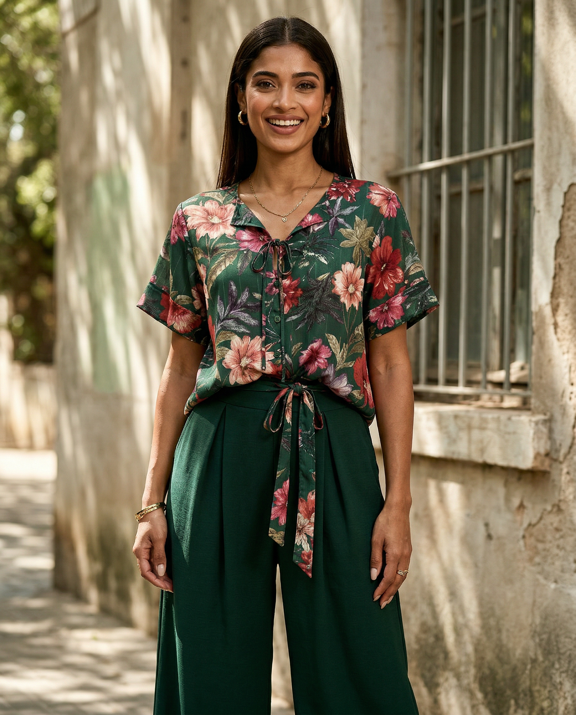 Vista adicional de Pantalon Palazzo de YACADI.